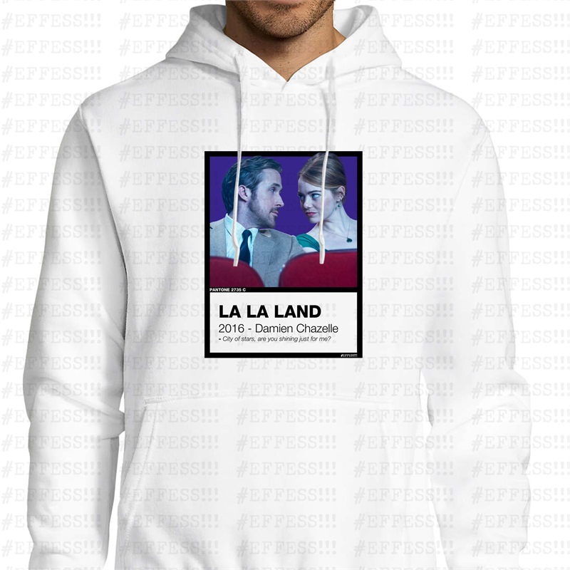 Felpa con Cappuccio - Pantoni Cinematografici - La La Land - Pantone 2735C