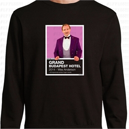 Felpa Pantoni Cinematografici - Grand Budapest Hotel - Pantone 218C