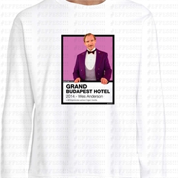 Felpa Pantoni Cinematografici - Grand Budapest Hotel - Pantone 218C