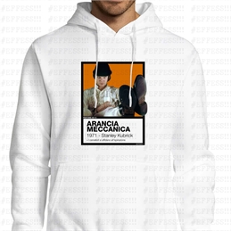 Felpa con Cappuccio - Pantoni Cinematografici - Arancia Meccanica - Pantone 021C