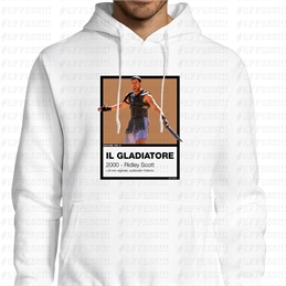 Felpa con Cappuccio - Pantoni Cinematografici - Il Gladiatore - Pantone 7591C