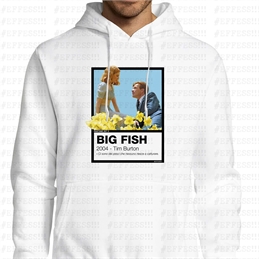 Felpa con Cappuccio - Pantoni Cinematografici - Big Fish - Pantone 297C
