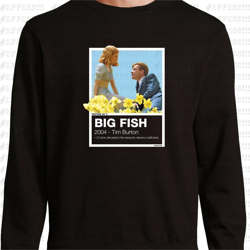 Felpa Pantoni Cinematografici - Big Fish - Pantone 297C