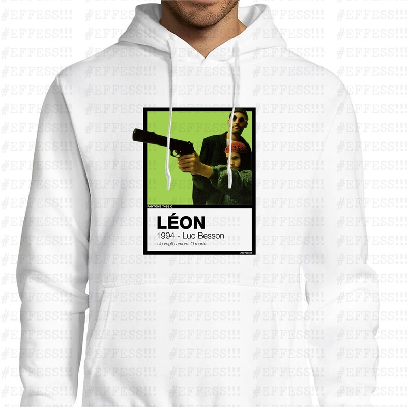 Felpa con Cappuccio - Pantoni Cinematografici Leon - Pantone 7488C