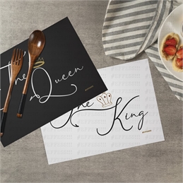Tovagliette Americane - San Valentino - THE KING AND THE QUEEN