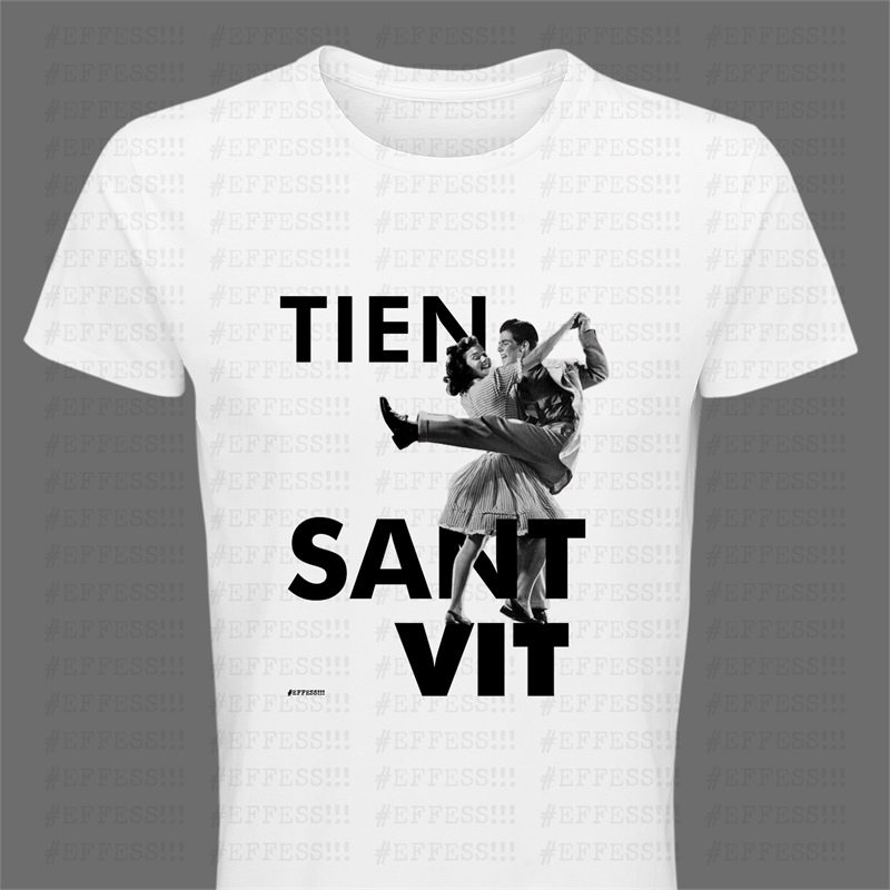 T-shirt bianca - Tien Sant Vit