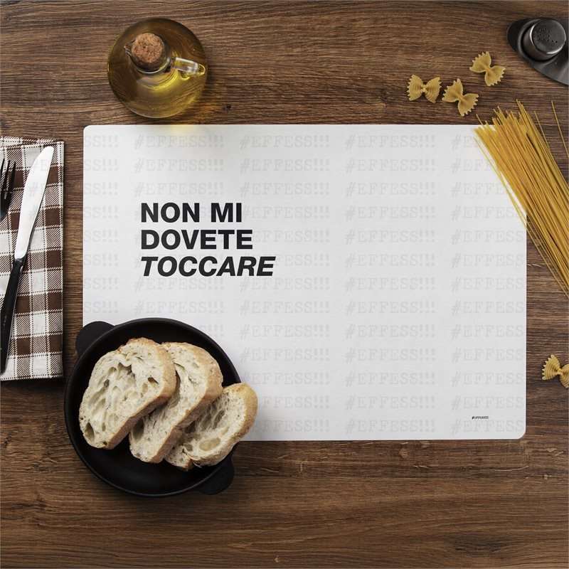 Tovagliette Americane - Frasaccazzo - NON MI DOVETE TOCCARE