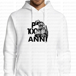 Felpa con Cappuccio - P' 100 anni