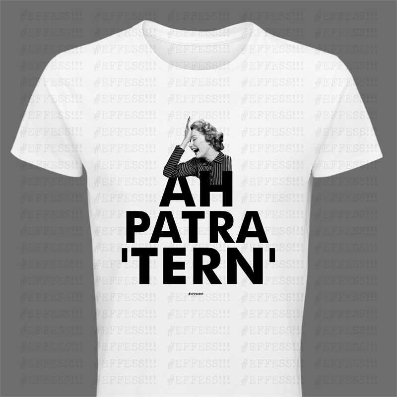 T-shirt bianca - Ah Patra 'Tern!