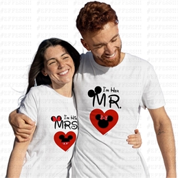T-Shirt - San Valentino - MINNIE E TOPOLINO