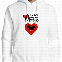 Felpe con Cappuccio Coppia - San Valentino - MINNIE E TOPOLINO