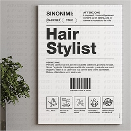 Quadretto Arte e Mestieri - HAIR STYLIST