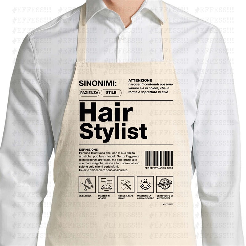 Grembiule Parannanza - Arte e Mestieri - HAIR STYLIST