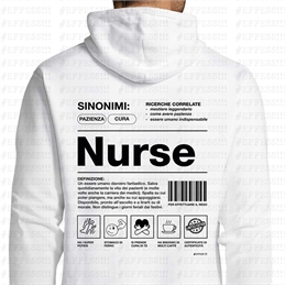 Felpa con cappuccio - Arte e Mestieri - NURSE