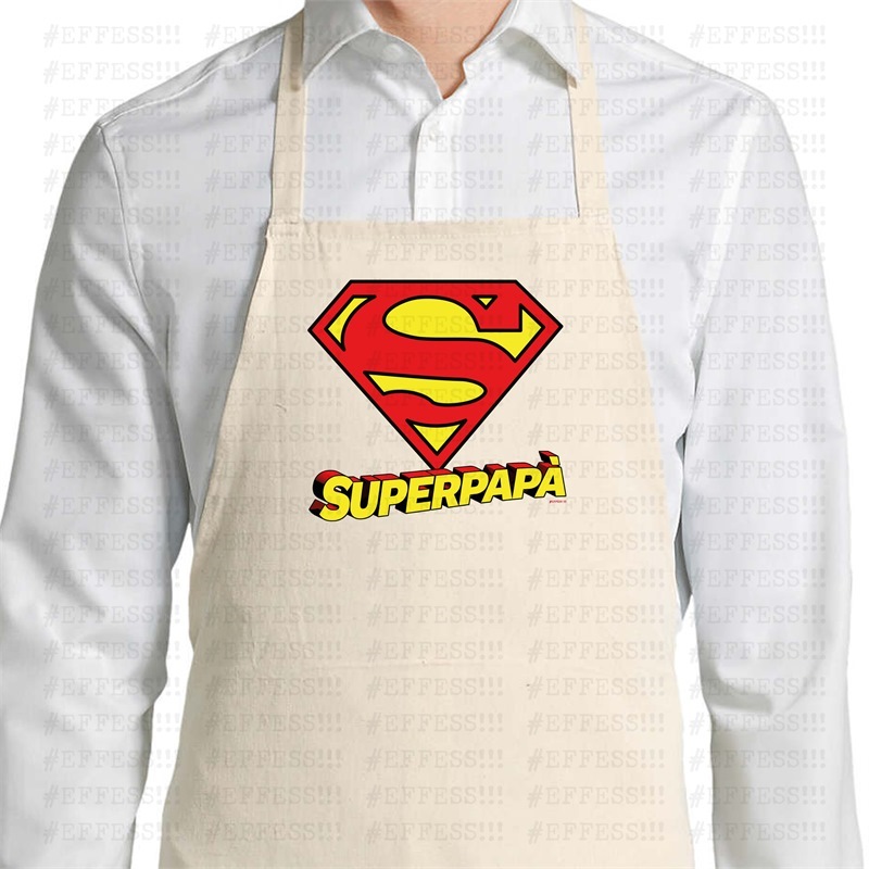 Grembiule Parannanza - Festa del Papà - SUPERMAN PAPÀ