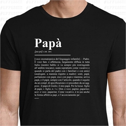 T-Shirt - Festa del Papà - DEFINIZIONE PAPÀ