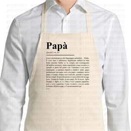 Grembiule Parannanza - Festa del Papà - DEFINIZIONE PAPÀ
