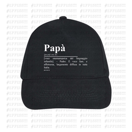 Cappellino - Festa del Papà - DEFINIZIONE PAPÀ