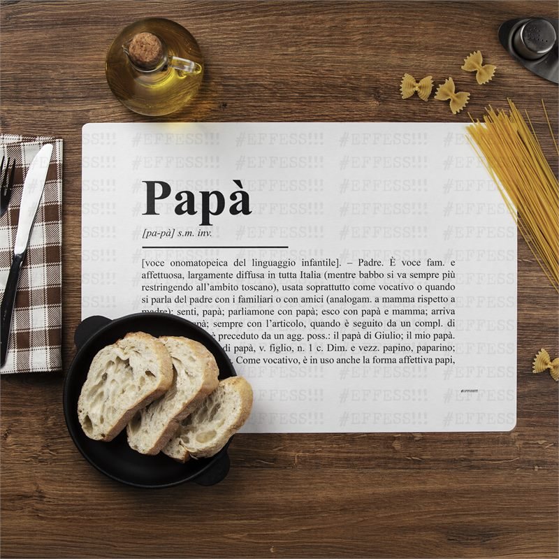 Tovagliette Americane - Festa del Papà - DEFINIZIONE PAPÀ