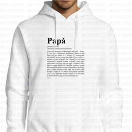 Felpa con cappuccio - Festa del Papà - DEFINIZIONE PAPÀ