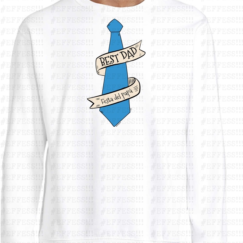Felpa - Festa del Papà - CRAVATTA BEST DAD