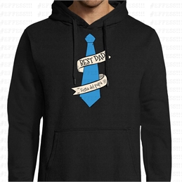 Felpa con cappuccio - Festa del Papà - CRAVATTA BEST DAD