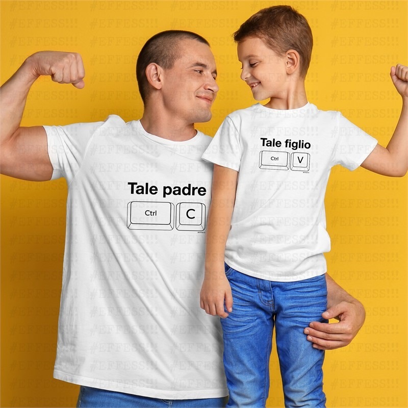 T-Shirt - Festa del Papà - TALE PADRE TALE FIGLIO