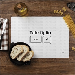 Tovagliette Americane Coppia - Festa del Papà - TALE PADRE TALE FIGLIO