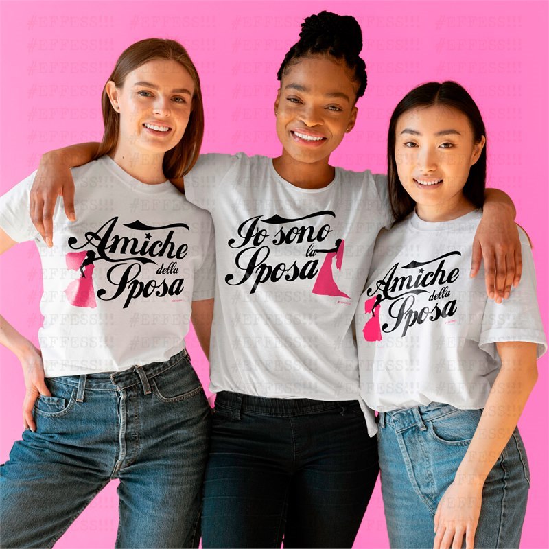 T-Shirt Addio al Nubilato - Amiche della sposa T-Shirt Addio al Nubilato - Amiche della sposa