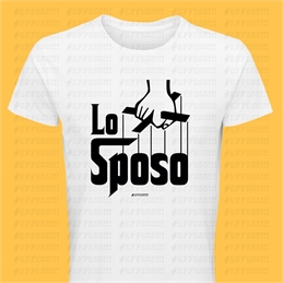 T-Shirt bianca Addio al Celibato - Il Padrino Lo Sposo