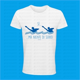 T-Shirt bianca Addio al Celibato - Sì ma niente di serio