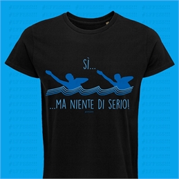 T-Shirt nera Addio al Celibato - Sì ma niente di serio