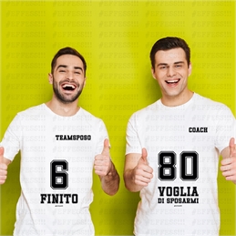 T-Shirt Addio al Celibato - 6 finito