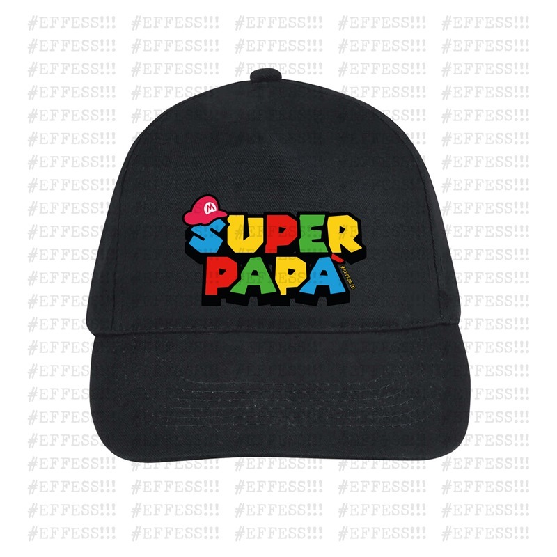 Cappellino - Festa del Papà - SUPER PAPÀ MARIO BROS