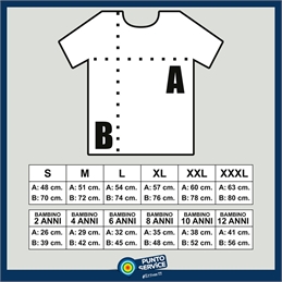 T-Shirt 50 Anni - Buon 50esimo Non sei vecchio sei vintage! guida alle taglie