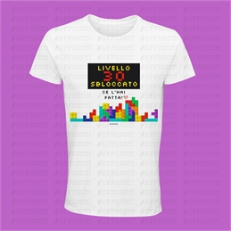 T-Shirt 30 Anni - Livello 30 sbloccato