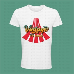 T-Shirt bianca 40 Anni - Vintage 40 anni
