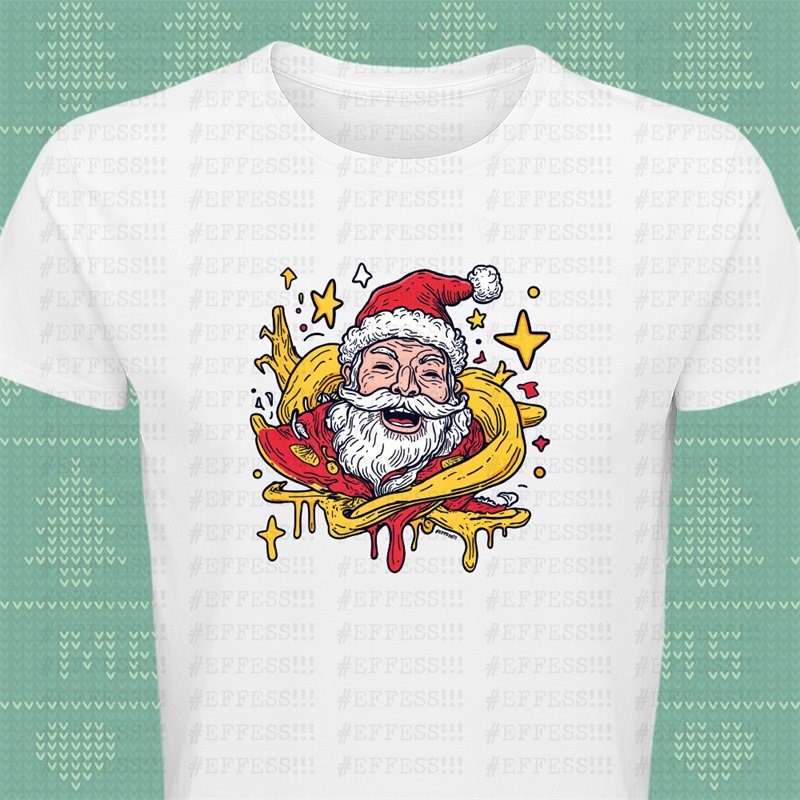 T-Shirt Xmas - Funny Santa
