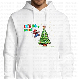 Felpa con Cappuccio Xmas - Super Mario
