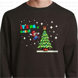 Felpa Xmas - Super Mario