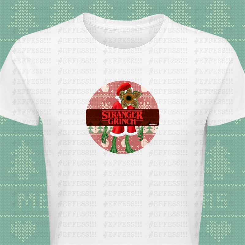 T-Shirt Meme Movie Xmas - Stranger Grinch