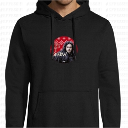 Felpa con Cappuccio - Meme Movie Xmas - Jon Snow
