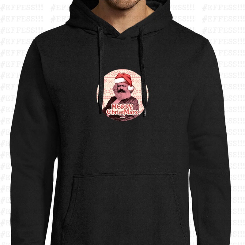 Felpa con Cappuccio - Meme Movie Xmas - Marx Felpa con Cappuccio - Meme Movie Xmas - Marx