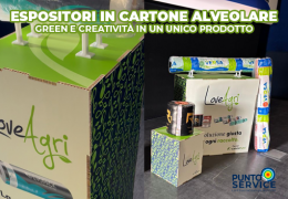 Espositori in cartone alveolare: green e creatività in un unico prodotto