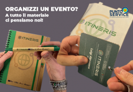 Organizzi un evento? A tutto il materiale ci pensiamo noi!